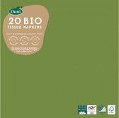 servetten Leaf 3-laags 33 x 33 cm groen 20 stuks