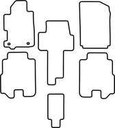 Mattenset Honda FR-V 2004 - 2010