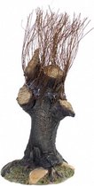 knotwilg recht 12 cm bruin