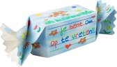 cadeauverpakking Op te vreten 20 cm karton blauw