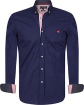 Overhemd "Doyle" - regular fit - Donkerblauw - L- Heren
