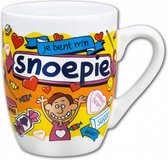 feestmok Snoepie 325 ml keramiek wit