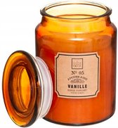 Geurkaars vanille in apothekerspot hoogte 14.5 cm 510 gram