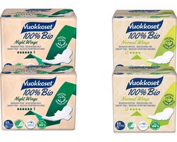 Vuokkoset Maandverband Normal Night Ultra Wings — 1 stuks