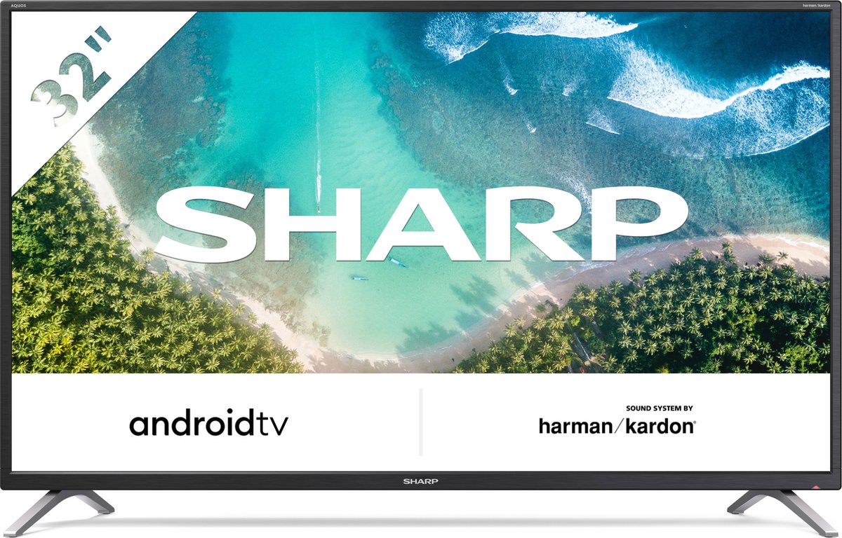 Sharp Aquos 32bi2ea 32inch Hd Ready Android Smart Tv Bol Com