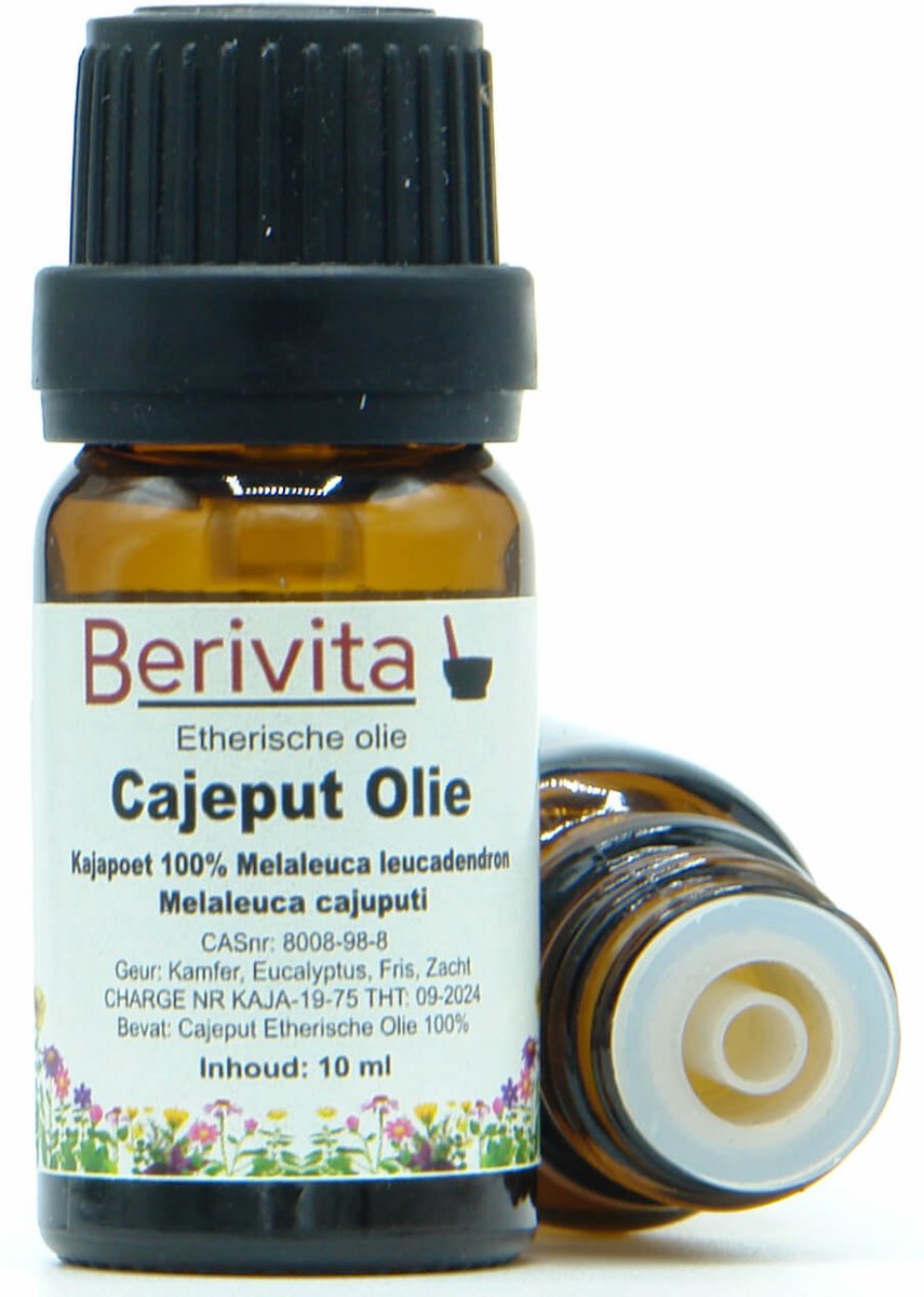 Goedkoopste Cajeput Olie 100 10ml - Etherische Cajeputolie, Kajapoet Olie - Essentiële Kajeputolie