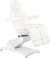 Cosmetische stoel - Elektrische stoel - Kunstleer - Ecru - 186x58x85 cm