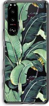 Case Company® - Sony Xperia 5 III hoesje - Bananenbladeren - Soft Cover Telefoonhoesje - Bescherming aan alle Kanten en Schermrand