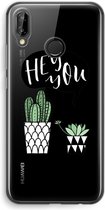 Case Company® - Huawei P20 Lite hoesje - Hey you cactus - Soft Cover Telefoonhoesje - Bescherming aan alle Kanten en Schermrand