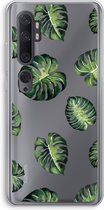 Case Company® - Xiaomi Mi Note 10 Pro hoesje - Tropische bladeren - Soft Cover Telefoonhoesje - Bescherming aan alle Kanten en Schermrand