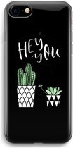 Case Company® - iPhone 7 hoesje - Hey you cactus - Soft Cover Telefoonhoesje - Bescherming aan alle Kanten en Schermrand