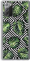 Case Company® - Samsung Galaxy Note 20 / Note 20 5G hoesje - Geometrische jungle - Soft Cover Telefoonhoesje - Bescherming aan alle Kanten en Schermrand