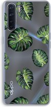 Case Company® - Oppo A91 hoesje - Tropische bladeren - Soft Cover Telefoonhoesje - Bescherming aan alle Kanten en Schermrand