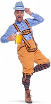 lederhozen Oktoberfest heren polyester bruin M/L