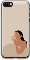 Case Company® - iPhone 8 hoesje - Fresh coffee - Soft Cover Telefoonhoesje - Bescherming aan alle Kanten en Schermrand