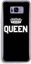 Case Company® - Samsung Galaxy S8 Plus hoesje - Queen zwart - Soft Cover Telefoonhoesje - Bescherming aan alle Kanten en Schermrand