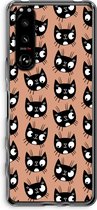 Case Company® - Sony Xperia 5 III hoesje - Kat - Soft Cover Telefoonhoesje - Bescherming aan alle Kanten en Schermrand