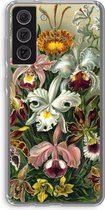 Case Company® - Samsung Galaxy S21 FE hoesje - Haeckel Orchidae - Soft Cover Telefoonhoesje - Bescherming aan alle Kanten en Schermrand