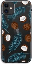 Case Company® - iPhone 11 hoesje - Kokosnoot - Soft Cover Telefoonhoesje - Bescherming aan alle Kanten en Schermrand