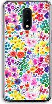 Case Company® - OnePlus 7 hoesje - Little Flowers - Soft Cover Telefoonhoesje - Bescherming aan alle Kanten en Schermrand