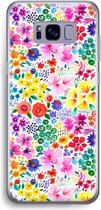 Case Company® - Samsung Galaxy S8 Plus hoesje - Little Flowers - Soft Cover Telefoonhoesje - Bescherming aan alle Kanten en Schermrand