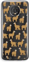 Case Company® - Motorola Moto G6 hoesje - Alpacas - Soft Cover Telefoonhoesje - Bescherming aan alle Kanten en Schermrand