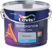 Levis Ambiance Muurverf Mix - Satin - Blissful Blue - 10L