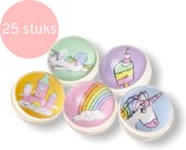 Isa's Friends® Uitdeelcadeau Stuiterballen Unicorn (25pcs) - Traktatie - Uitdeelcadeautjes