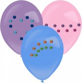 ballonnen diamantstickers 27,5 cm latex 3 stuks