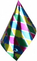 feesthoed cap mini ruiten junior 10 cm papier