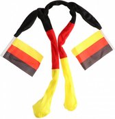 diadeem Duitsland polyester zwart/rood/geel one-size