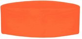 hoofdband Retro 17 cm polyester oranje