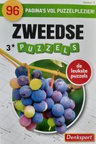 Denksport 3 sterren Zweeds puzzelboek - 96 Zweedse puzzels - sinasappels