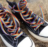 LGBT schoenveters - gaypride veters - gay schoenveter - gay pride - veters regenboog - Regenboog veters - kleur veters - Gay - lesbian - trans - cadeau - geschenk - gift - verjaard