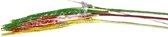 hangdecoratie Sprieten 70 cm papier/hout rood/groen