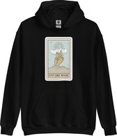 Hoodie Sweater | Ariana Grande | Just Like Magic | Muziek | Merchandise | Merch - Maat S - Trui - Kleding - Zwart - Unisex - Katoen - Polyester - Capuchon - Lange mouw - Steekzakke