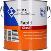 Sigma Buitenverf Rapid Gloss 2.5 liter wit