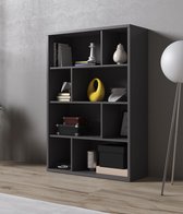 Meubella - Boekenkast Claus - Grijs - 84,5 cm