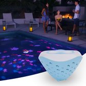 KENN® Onderwater Lichtshow - Vis Patroon - Zwembadverlichting - Badspeeltje - Drijvende Discolamp - Underwater lightshow