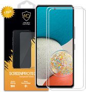 2-Pack Samsung Galaxy A53 Screenprotectors - MobyDefend Case-Friendly Gehard Glas Screensavers - Screen Protectors - Glasplaatjes Geschikt Voor: Samsung Galaxy A53