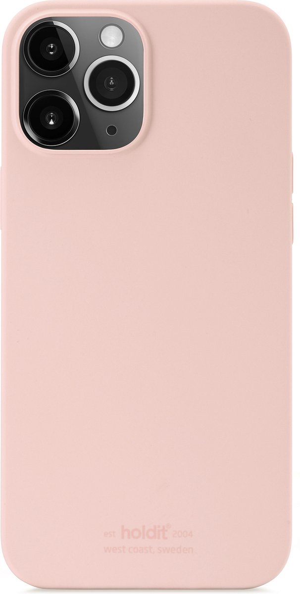 Holdit - iPhone 12 Pro Max, hoesje silicone, blush roze