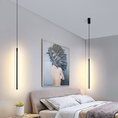 Pico NL® Hanglamp Zwart 60 cm - Hanglamp Woonkamer en Slaapkamer - Plafondlamp Industrieel Binnen - Warm Wit LED Licht