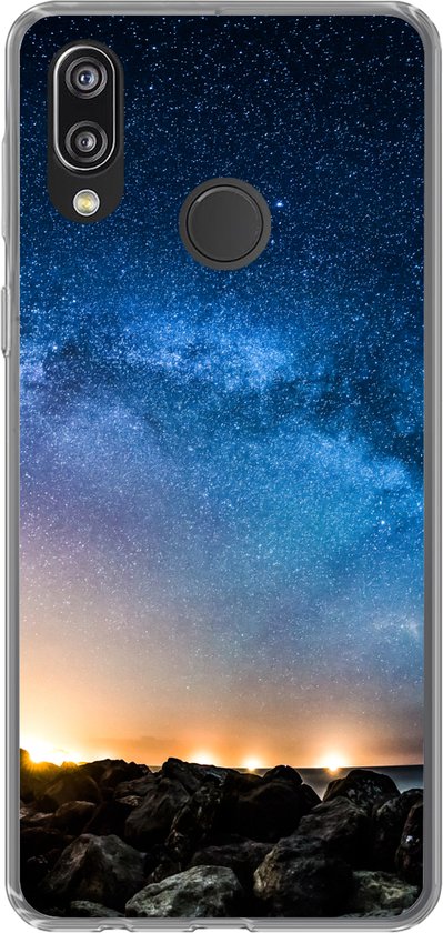 Coque Huawei P20 Lite (2020) - Galaxy - Univers - Soleil - Garçons - Filles - Enfants - Coque de téléphone en Siliconen
