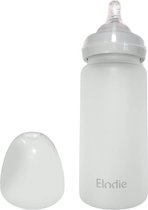 Elodie glazen babyfles - Baby flessen - Baby fles - siliconen anti-koliek speen - 0m+ - Mineral Green