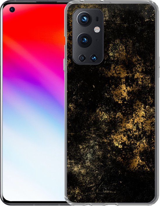 Étui OnePlus 9 Pro - Or - Luxe - Peinture - Étui de téléphone en Siliconen