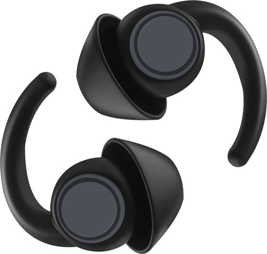 Elegantie spoelen Aardewerk Luxyana® Slaap Oordopjes - 2 Sets zwarte herbruikbare oordopjes voor  comfortabel... | bol.com