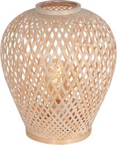 Anne Light & home - Tafellamp Maze H 30 cm Bamboe beige