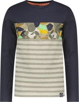 B.Nosy jongens shirt met strepen en Cactus aop Proud Stripe