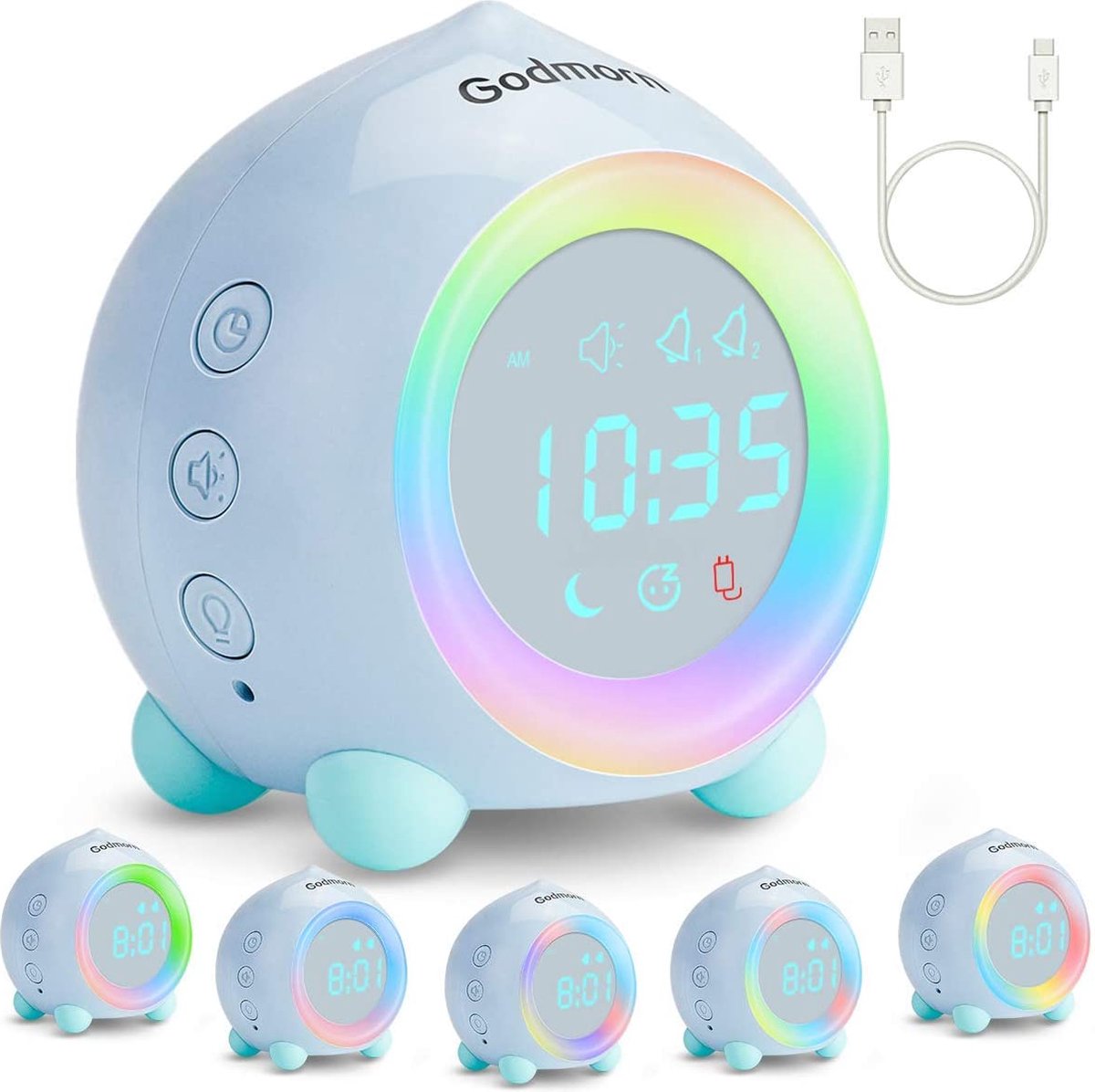 Wekker - digitale wekker - alarm clock | bol.com