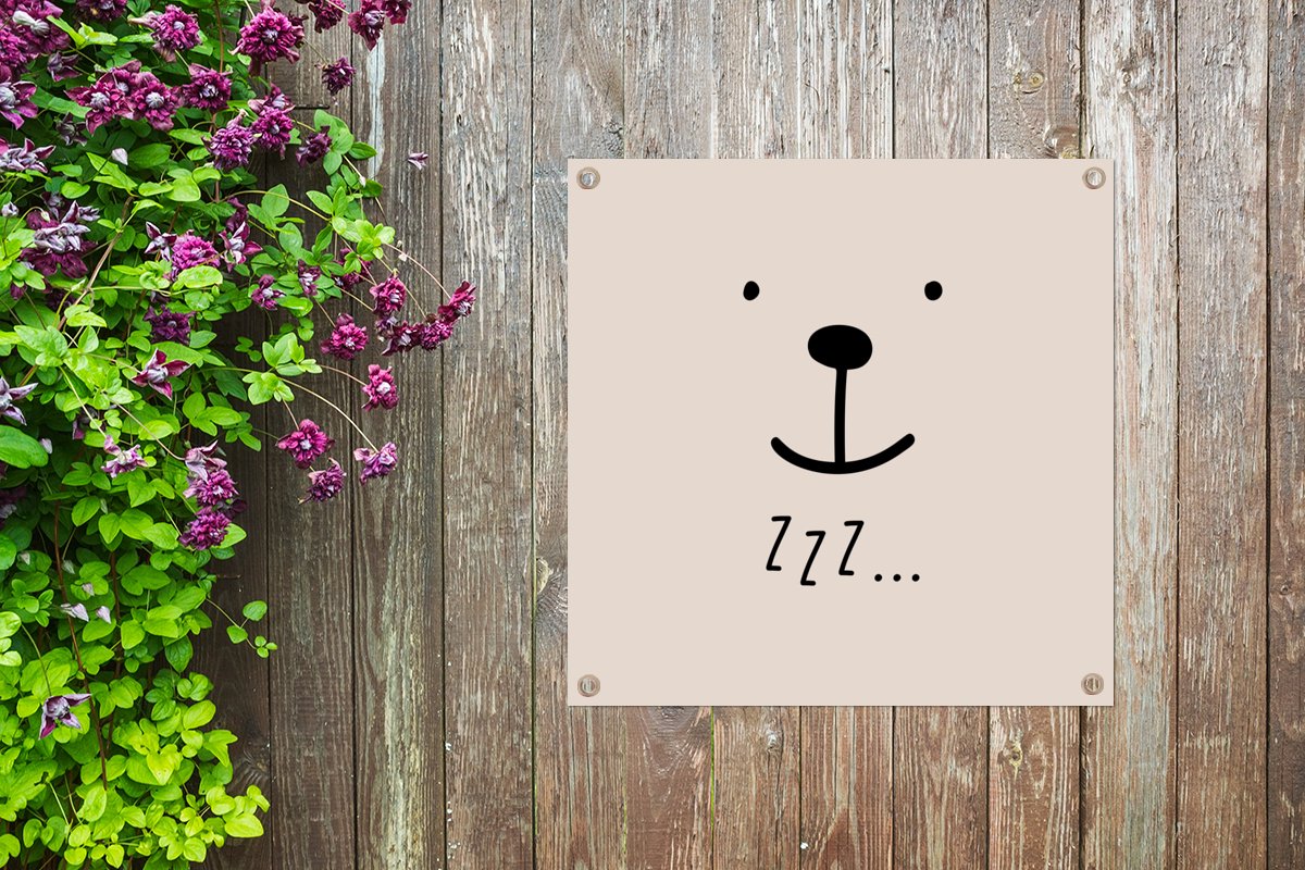 Tuindoek Baby - Slaap - Quotes - 100x100 cm